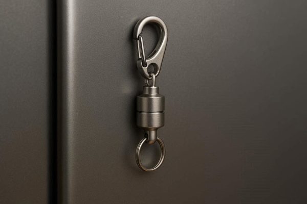 29 Magnetic Quick Release Keychain Mini Carabiner Small Neodymium Magnet Snap Hook Hanging Clip For Metal Surface Fridge