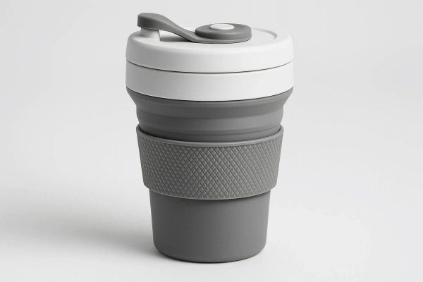 9 Insulated Collapsible Travel Mug Silicone Folding Coffee Cup With Thermal Sleeve Leakproof Portable Tea Espresso Tumbler