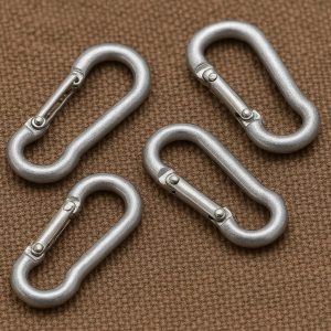 Aluminum Mini Carabiner Clips Small D Ring Snap Hook Key Chain Bucket For Outdoor Camping Hiking Backpack Keychain