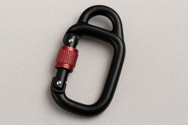 Locking Screw Gate Mini Carabiner Heavy Duty Small D Ring Snap Hook Clip For Travel Backpack Keychain Safety